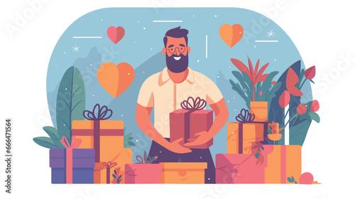 
Flat colored illustrations for Teacher's Day