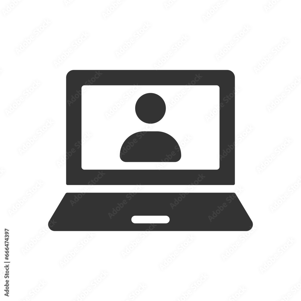 Video Conference glyph vector icon isolated. Video Conference stock vector icon for web, mobile app and ui design Video Conference glyph vector icon isolated. Video Conference stock vector icon for web, mobile app and ui design