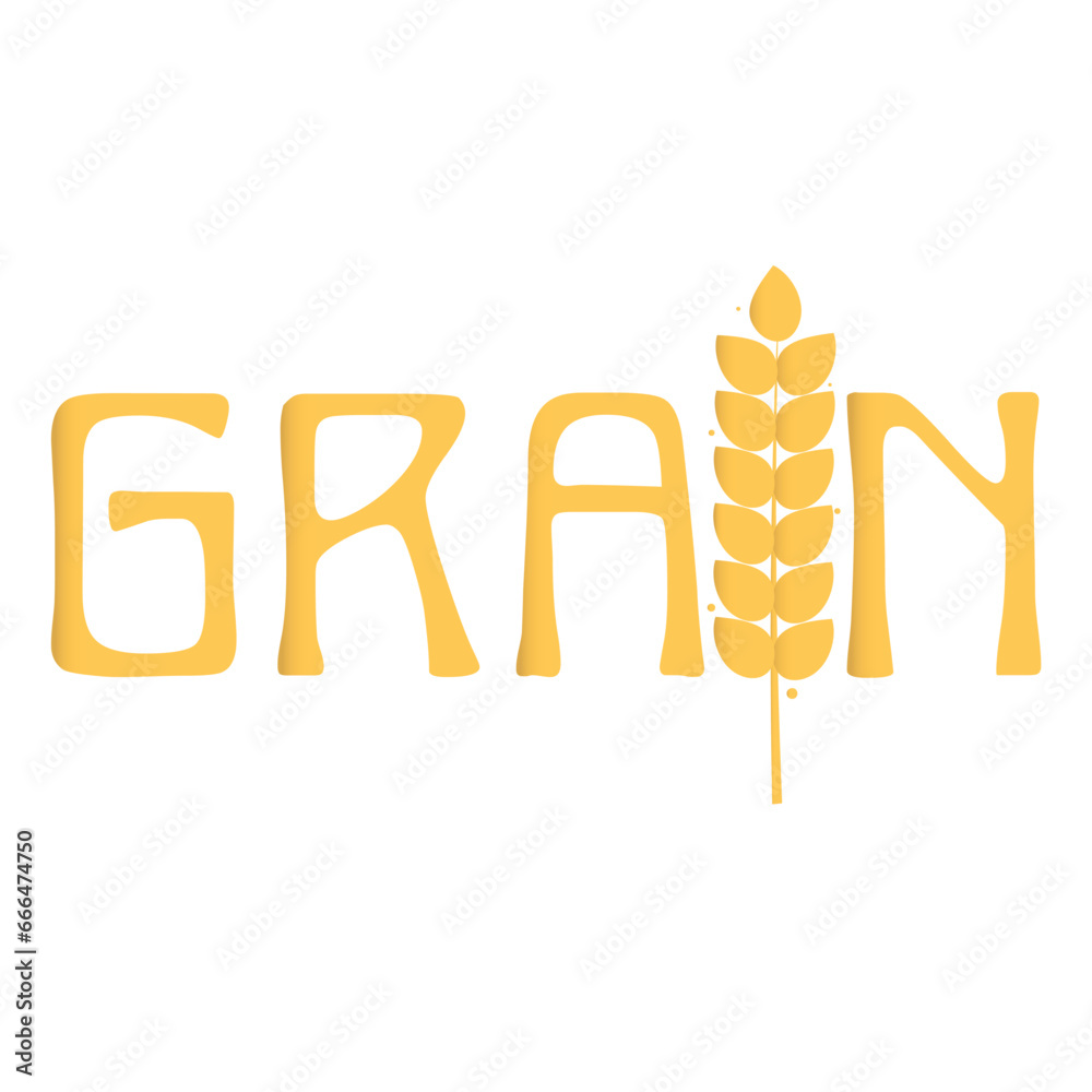 Wheat grain icon logo vector design. Simple logo for farm, pastry, bakery or food product. Wheat grain icon logo vector design. Simple logo for farm, pastry, bakery or food product.