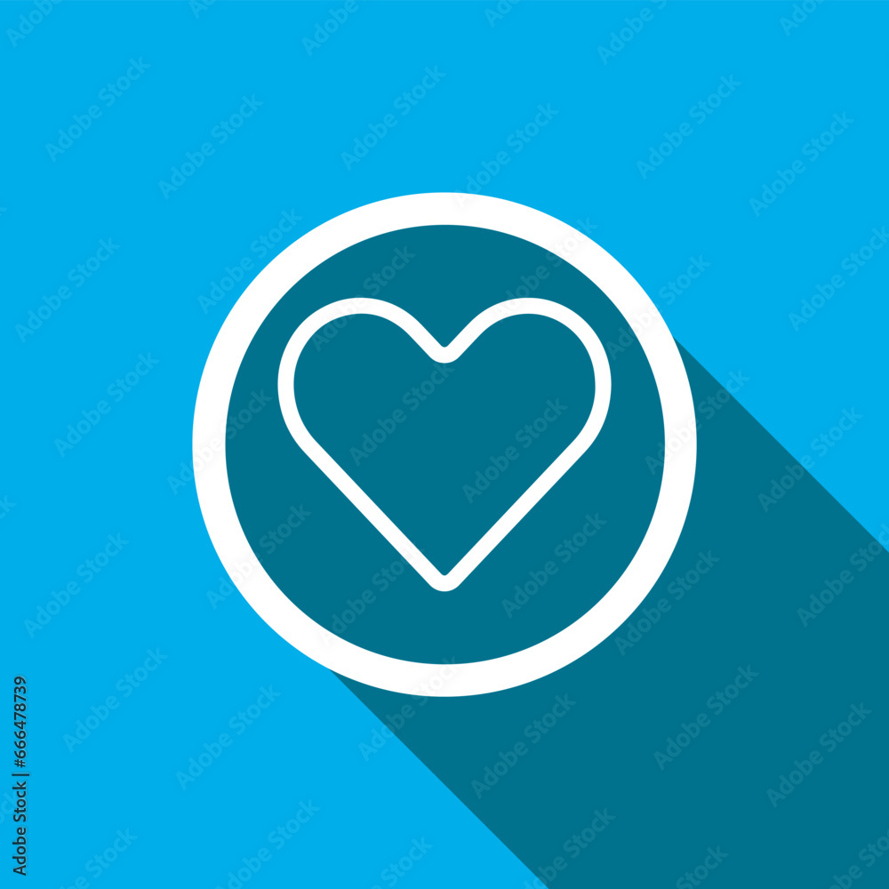 Heart icon vector. Heart icon vector in trendy flat style. Love icon image, Love icon illustration isolated on blue background Heart icon vector. Heart icon vector in trendy flat style. Love icon image, Love icon illustration isolated on blue background