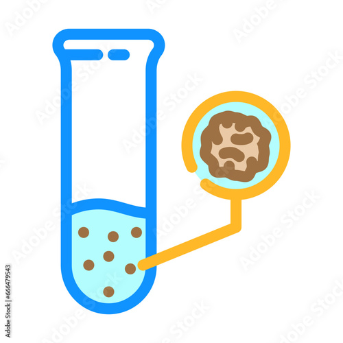 contaminant detection hydrogeologist color icon vector. contaminant detection hydrogeologist sign. isolated symbol illustration