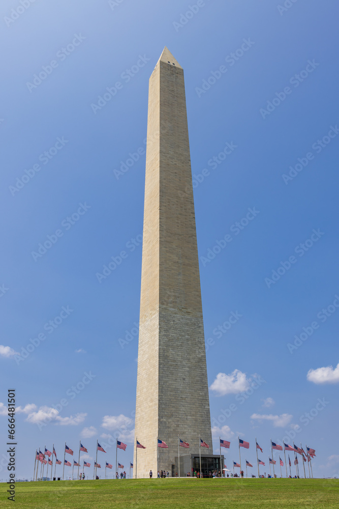 The Washington Monument on the National Mall in Washington, D.C, United States
