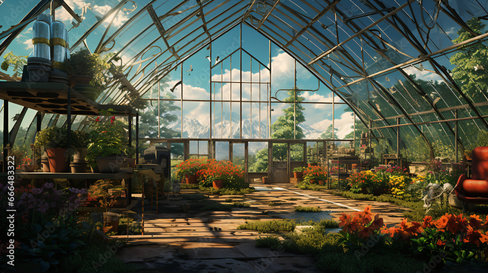 Long greenhouse