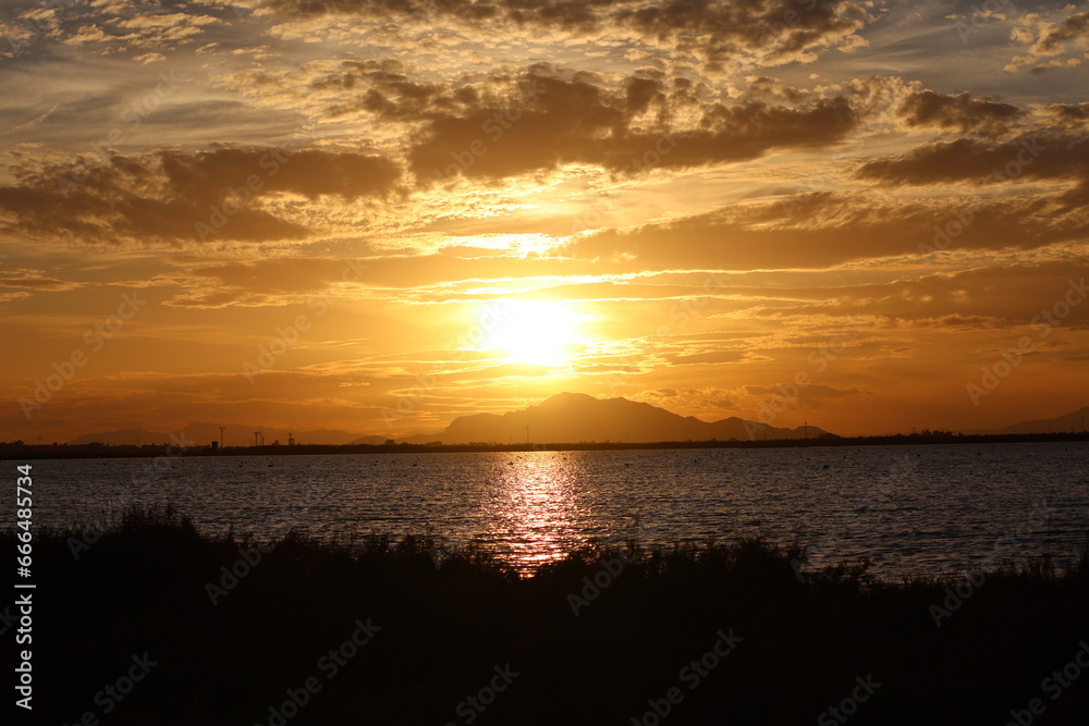 Obraz premium sunset on the sea