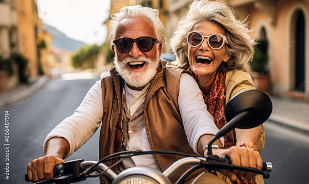 Scooter Adventure: Retired Couple's Joyous Mediterranean Trip