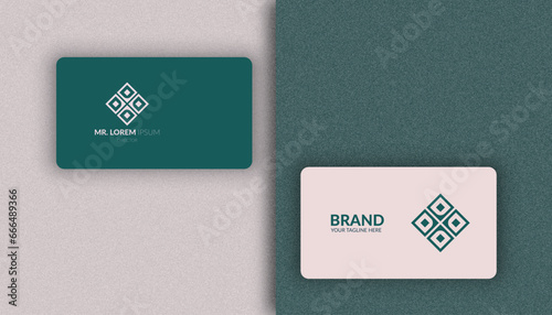Professional branding modern minimalist business card template design