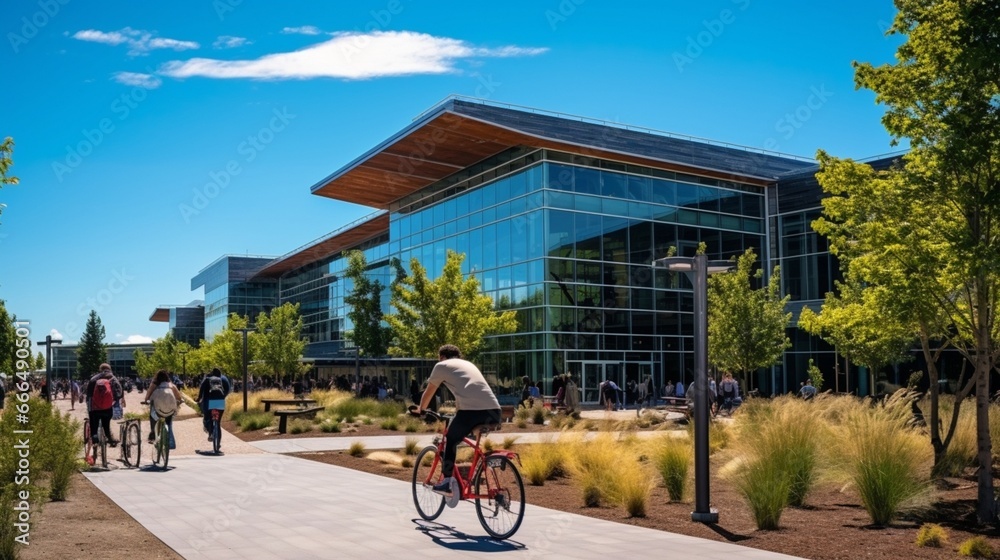 August 19, 2018 Mountain View / CA / USA - Google logo on one of the ...