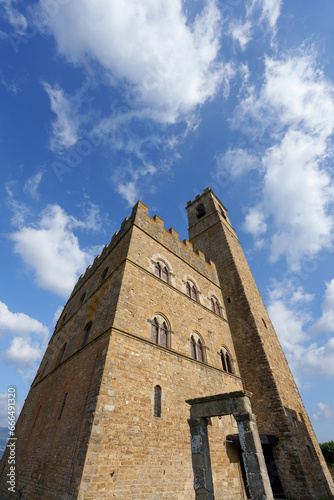 Poppi Castle in  Casentino,...