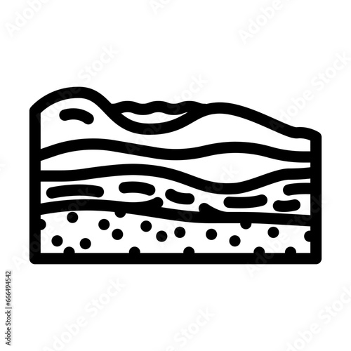 underground water hydrogeologist line icon vector. underground water hydrogeologist sign. isolated contour symbol black illustration