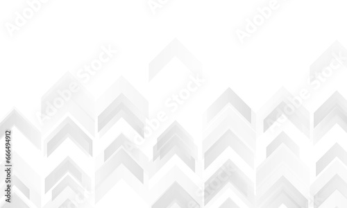Technology abstract background with grey white arrows. Abstract geometric vector design