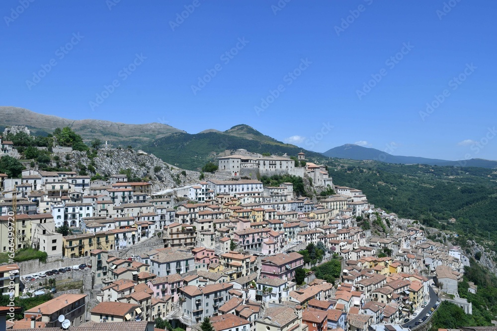 The Basilicata village of Muro Lucano, Italy.