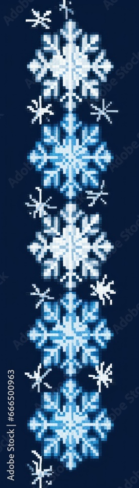 color blue boho crochet snowflakes cross stitch on dark blue background, simple, hd, 8k, modern, illustration, Christmas, New Year color blue boho crochet snowflakes cross stitch on dark blue background, simple, hd, 8k, modern, illustration, Christmas, New Year