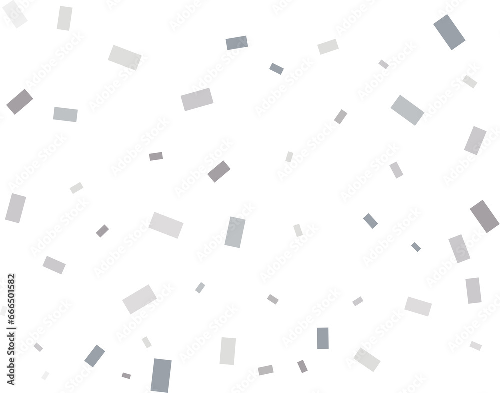 Rain of Rectangular Silver Confetti Rain of Rectangular Silver Confetti