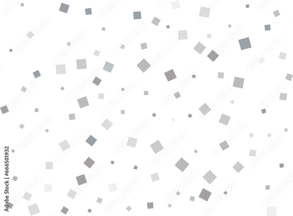 Christmas Silver Square Confetti Christmas Silver Square Confetti