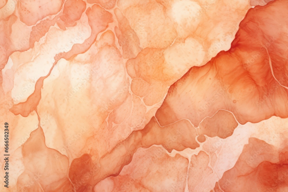 Monochromatic, terracotta marble pattern, watercolor painting style