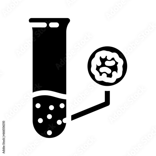 contaminant detection hydrogeologist glyph icon vector. contaminant detection hydrogeologist sign. isolated symbol illustration