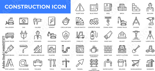 Set of Construction Icons