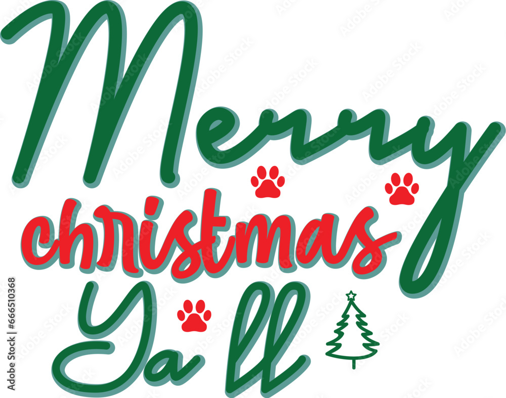 Naklejka premium christmas svg design