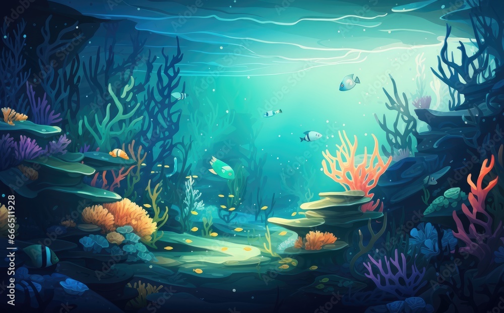 Under the sea background
