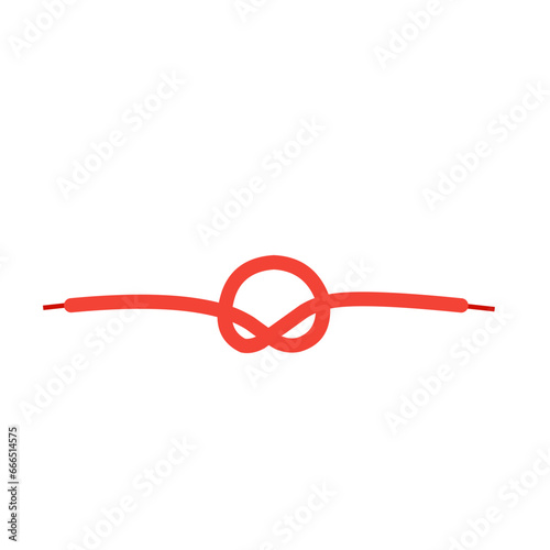 
Red Shoelace Icon