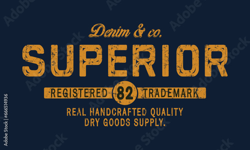 Denim and Co. Superior Editable t shirt design graphics print vector illustration for men and women
