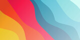Colorful template banner with gradient color. Design with liquid shape. Abstract background