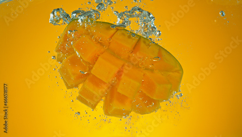 Freeze motion of falling fr...
