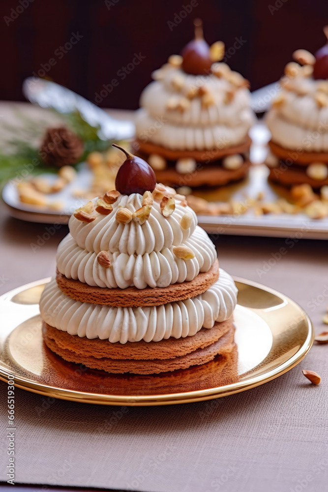 Delicious Mont Blanc Chestnut Cake Delicious Mont Blanc Chestnut Cake