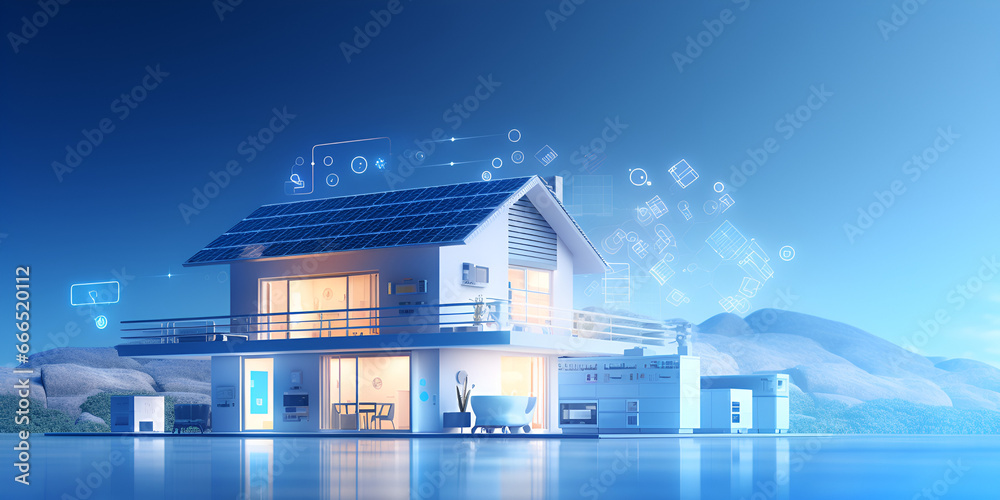 Smart digital  home generative AI