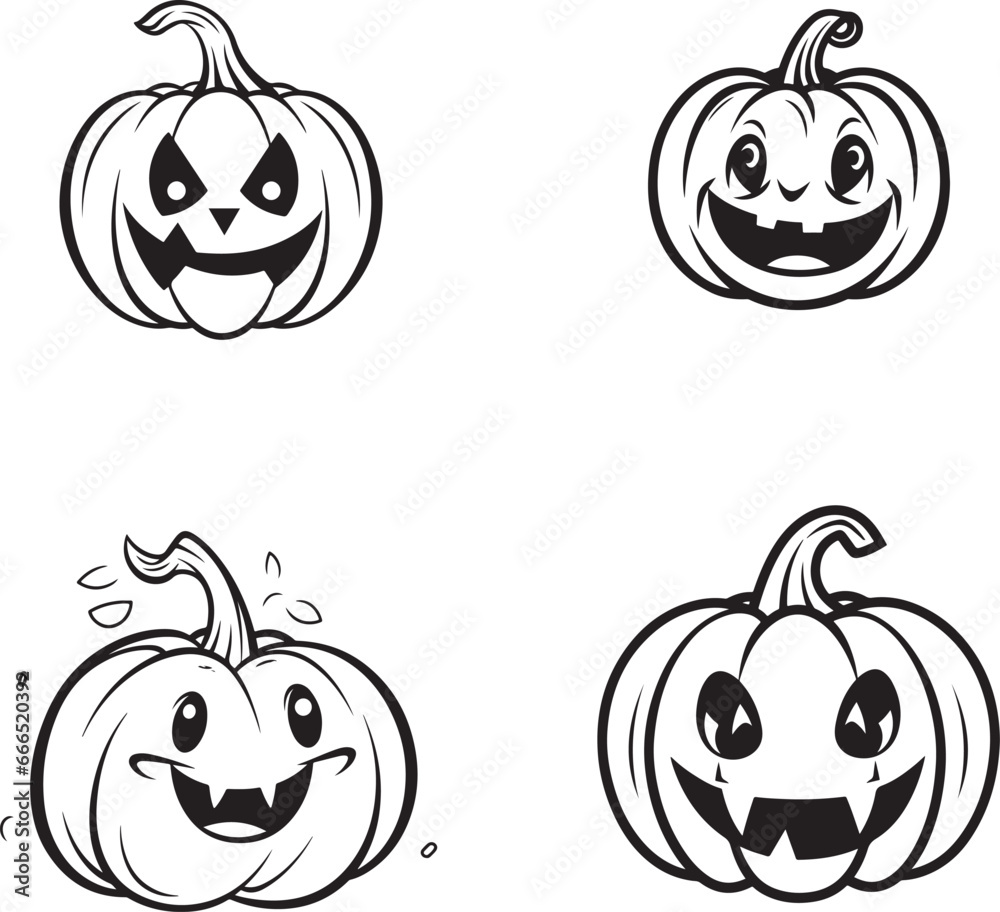 scary pumpkin Halloween vector isolated on white background halloween element illustration scary pumpkin Halloween vector isolated on white background halloween element illustration
