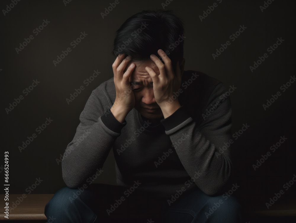 A sad man sat in the shadows A sad man sat in the shadows