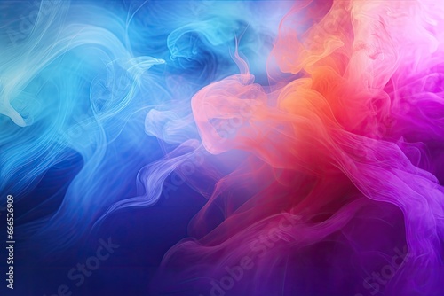 Close up abstract background with atmospheric smoke