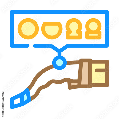 plug compatibility electric color icon vector. plug compatibility electric sign. isolated symbol illustration