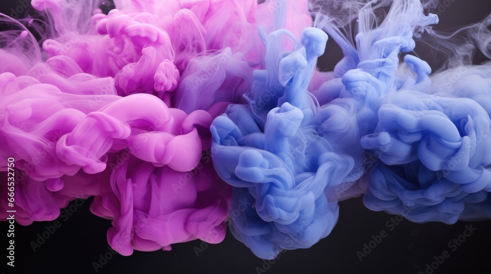 Obraz premium Illustration of color smoke , mist background texture