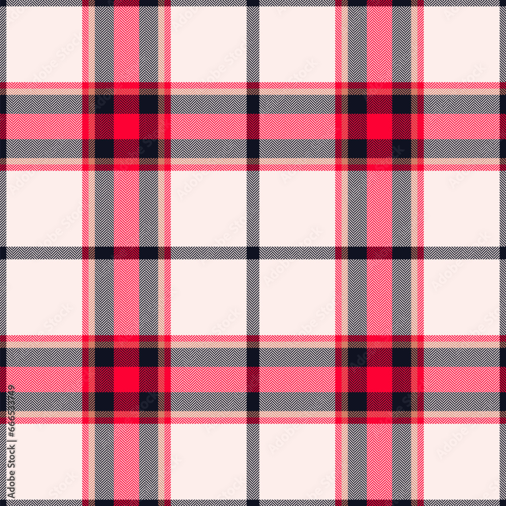 Plaid seamless pattern in red. Check fabric texture. Vector textile print. Plaid seamless pattern in red. Check fabric texture. Vector textile print.