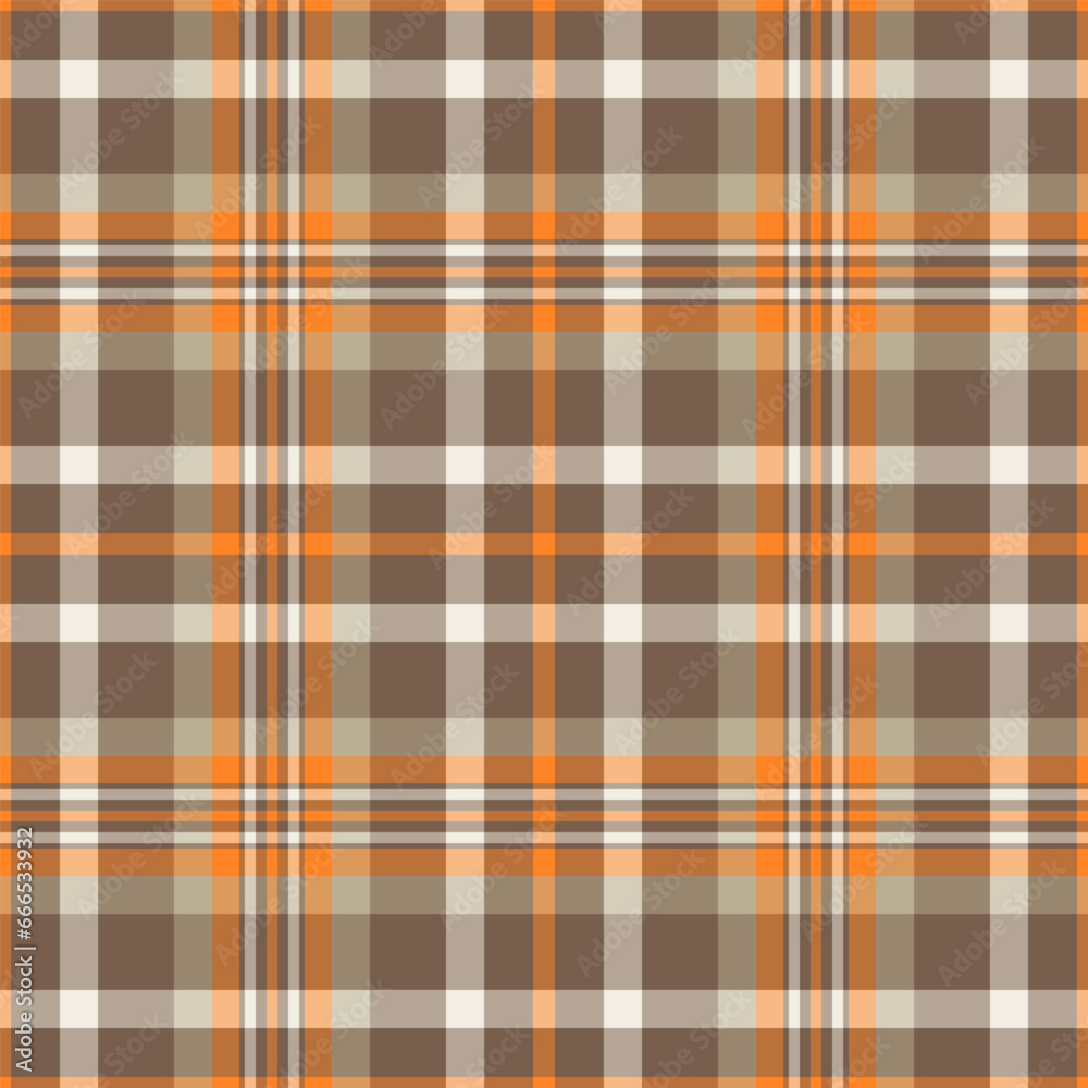 Tartan check seamless of vector textile fabric with a texture pattern plaid background.