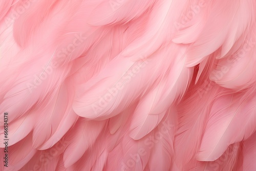 Pink feathers background gentle and soft theme
