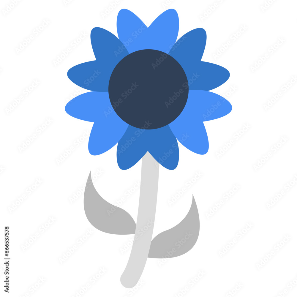 Modern design icon of flower