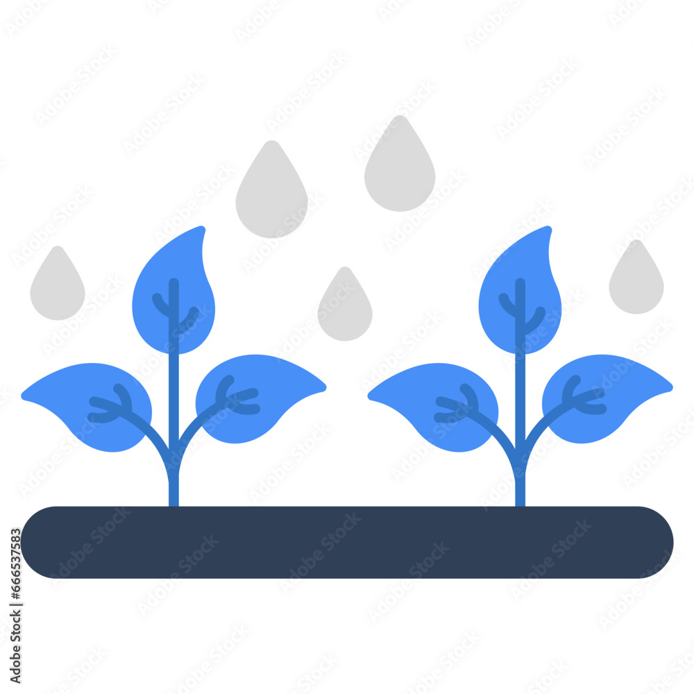 Agriculture rainfall icon in perfect design