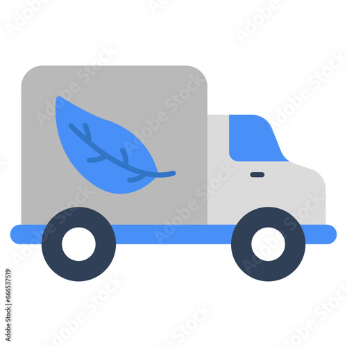 Creative design icon of eco vehicle 