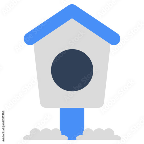 A premium download icon of birdhouse