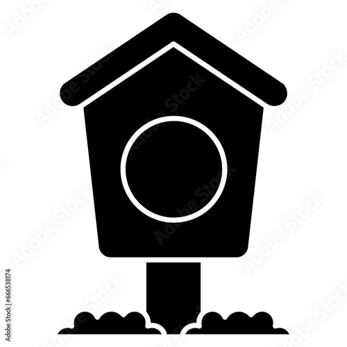 A premium download icon of birdhouse