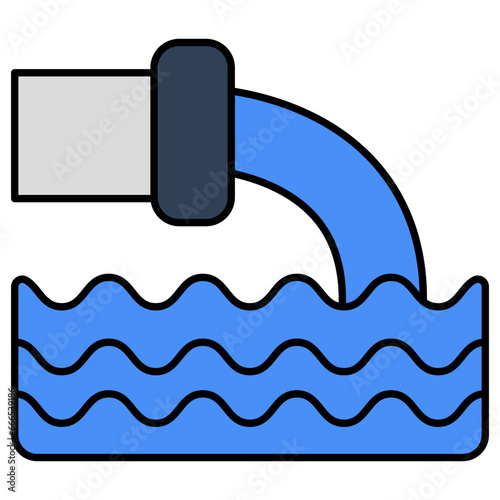 Premium download icon of wastewater
