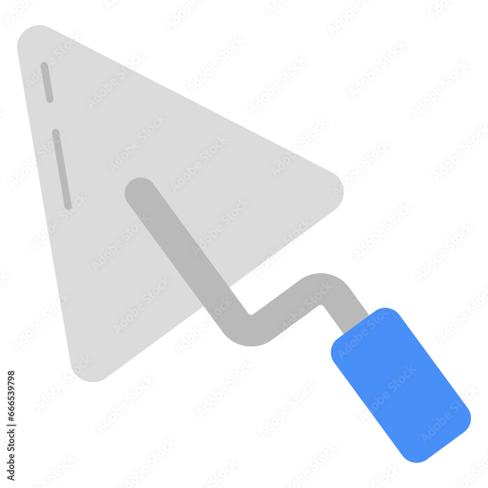 Vector design of trowel, flat icon 