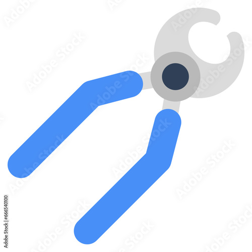 An icon design of pincer
