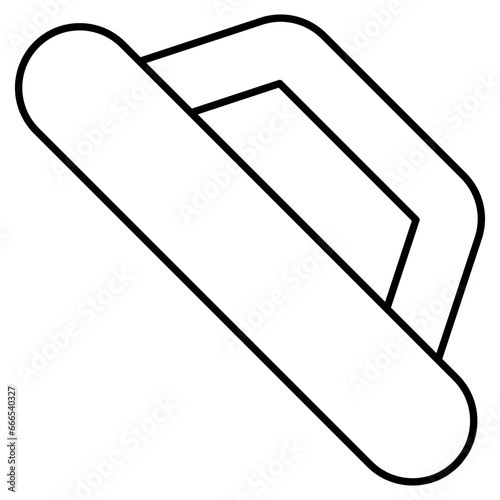 Vector design of plastering tool icon