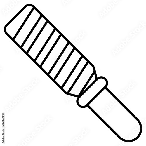 Trendy vector design of chisel