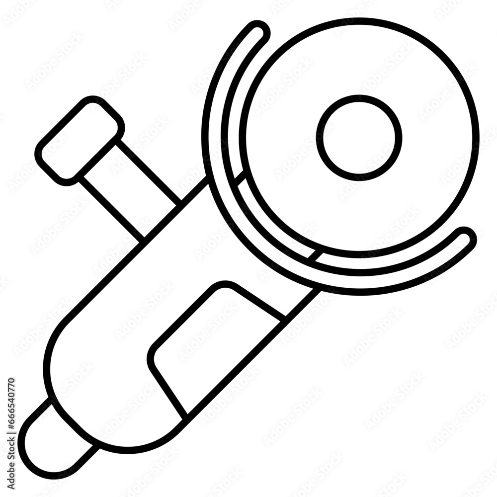 Editable design icon of miter saw Editable design icon of miter saw