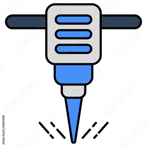 Premium download icon of hand drill machine