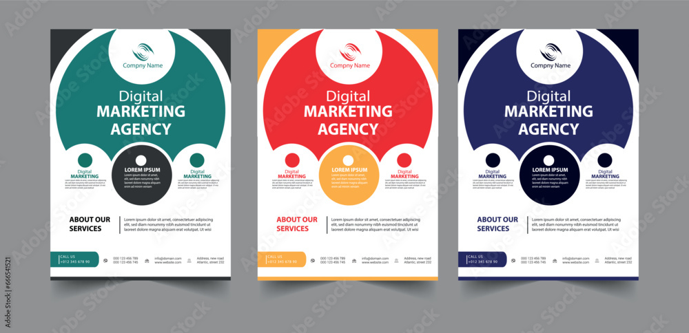 Geometric Corporate Book Cover Design Template in A4. Can be adapt to Brochure, Annual Report, Magazine,Poster, Business Presentation, Portfolio, Flyer, Banner, Website.